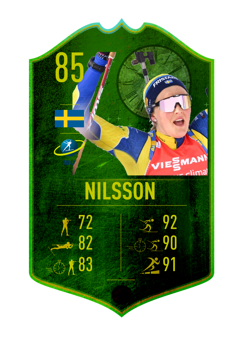 Stina Nilsson - Should be Watched card for 2022-2023 - Biathlon Cards